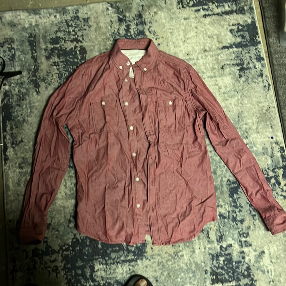 Red Button Up